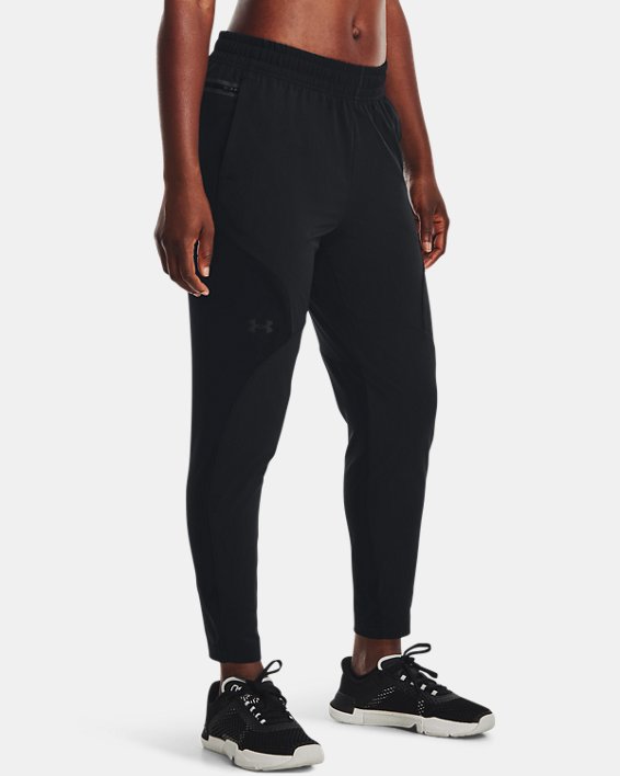 Women's UA Unstoppable Hybrid Pants, Black, pdpMainDesktop image number 0